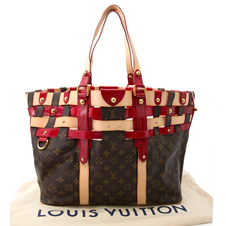 Louis Vuitton Red Monogram Canvas and Leather Limited Edition Rubis Neo Bucket  Bag Louis Vuitton