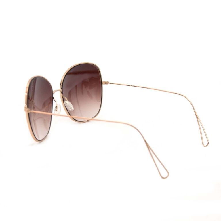 Oliver Peoples Brown Elsie Sunglasses ○ Labellov ○ Buy and Sell Authentic  Luxury