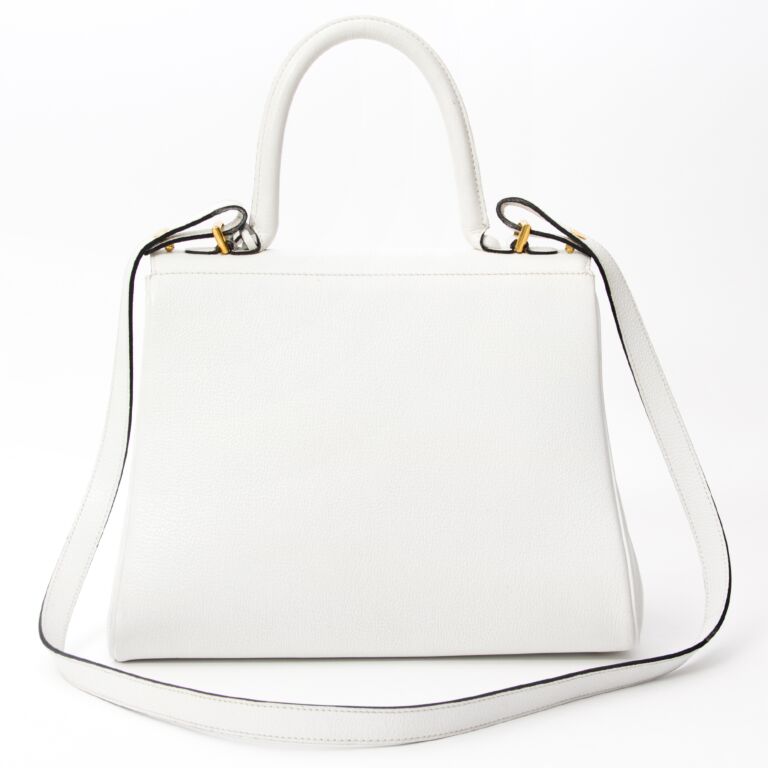 Delvaux White Leather Brillant PM ○ Labellov ○ Buy and Sell