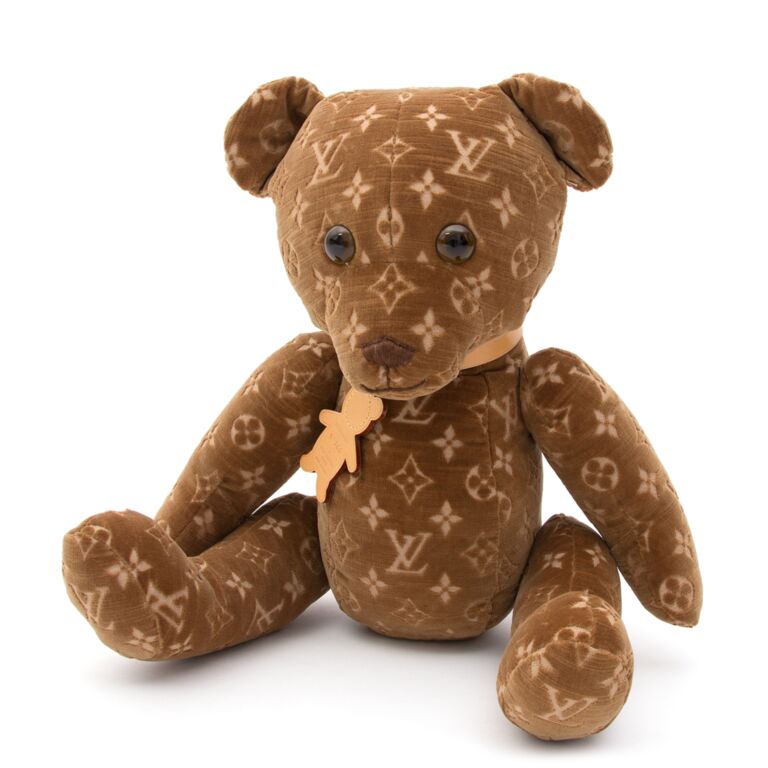 Louis Vuitton Monogram Doudou Teddy Bear Limited Edition 2017 Plush Do –  Mightychic