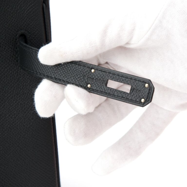 Hermès Birkin 30 Noir (Black) Epsom Palladium Hardware PHW — The French  Hunter