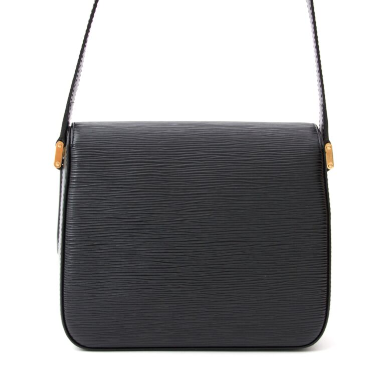 Louis Vuitton M52209 Vintage Black Epi Leather Buci shoulder Bag (SP0090)