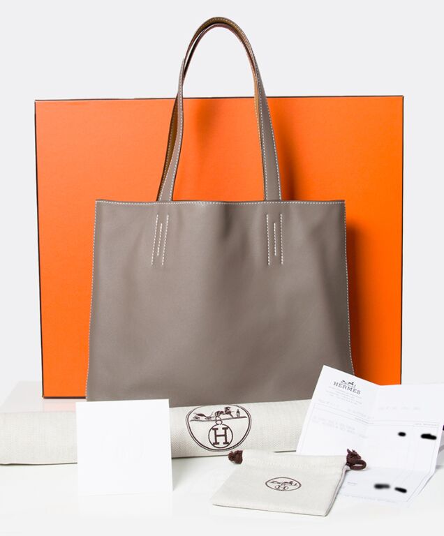 Hermès Double Sens Tote 36 Veau Sikkim ○ Labellov ○ Buy and Sell