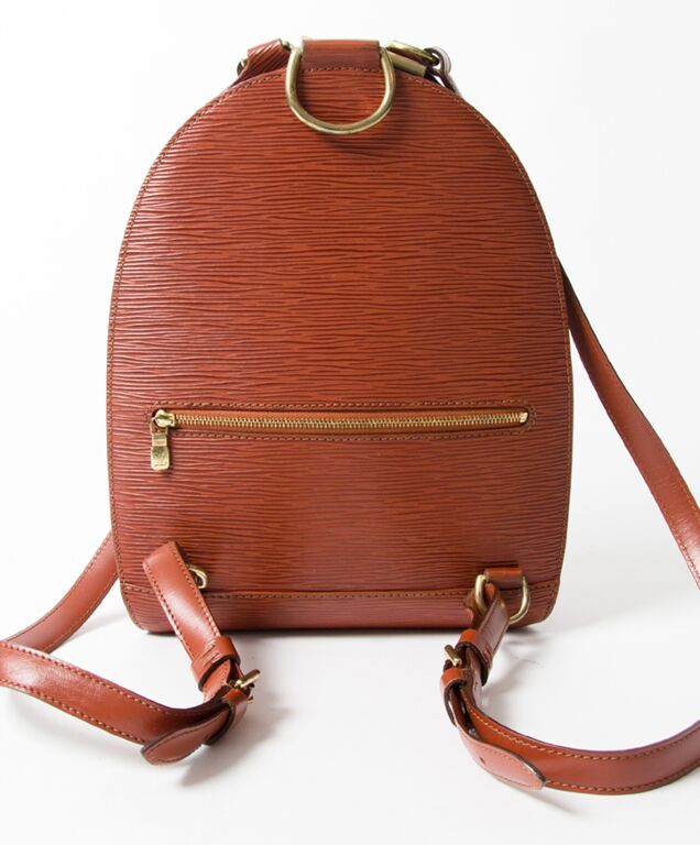 Louis Vuitton Brown Epi Mabillon Backpack ○ Labellov ○ Buy and
