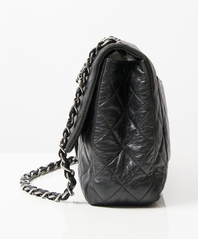 Chanel Reissue 2.55 Mademoiselle Black Veins Leather Bag ○ Labellov ○ Buy and Sell Authentic Luxury