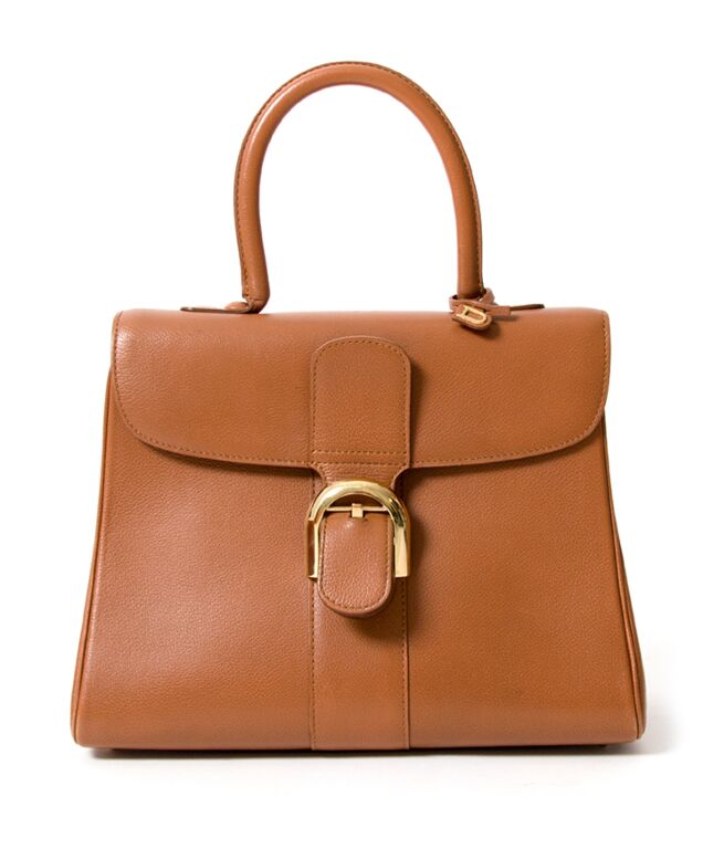 Delvaux Brillant Cognac MM Labellov Buy and Sell Authentic