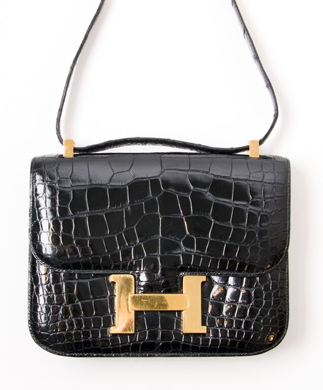 Hermès Constance 23 Black Handbag