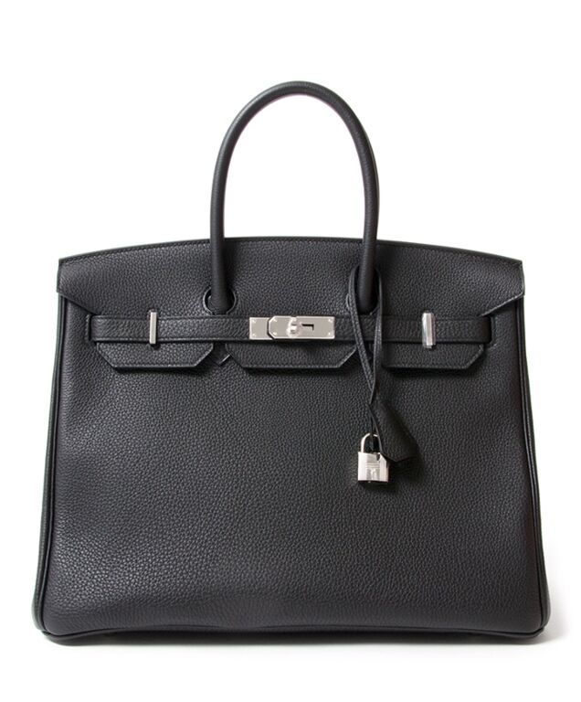 Hermès Birkin 35 Togo Black PHW ○ Labellov ○ Buy and Sell