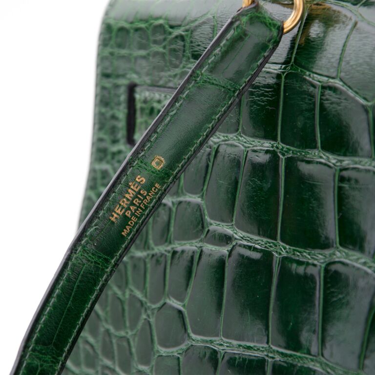 Kelly 32 Alligator Vert Emerald