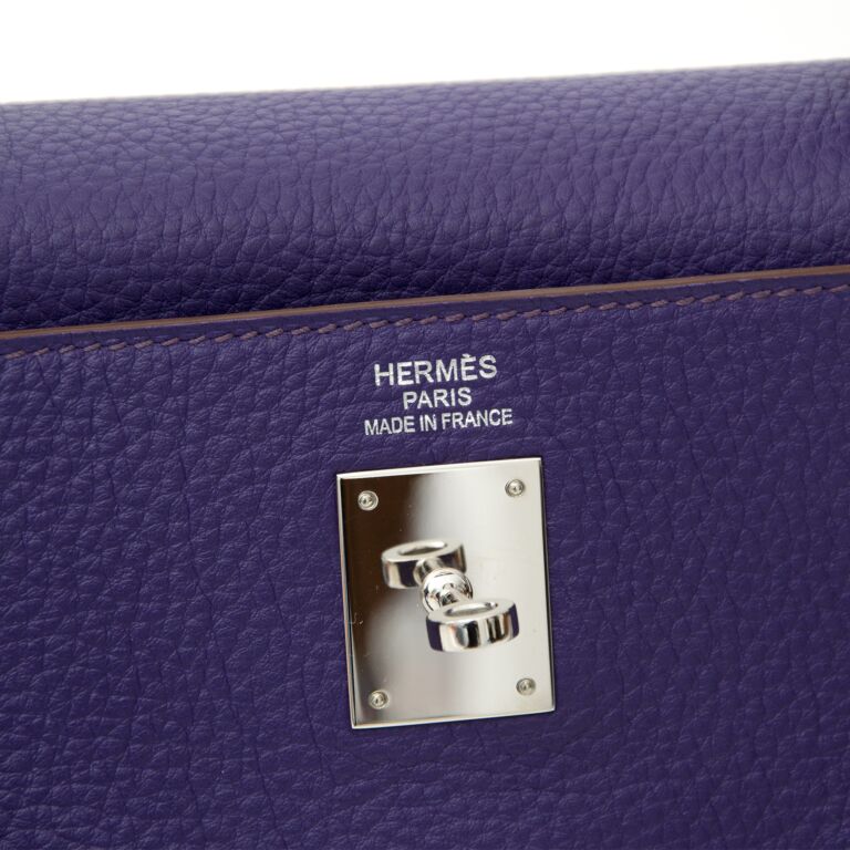 Hermes Blue de Prusse Retourne Birkin 35 Bag – The Closet