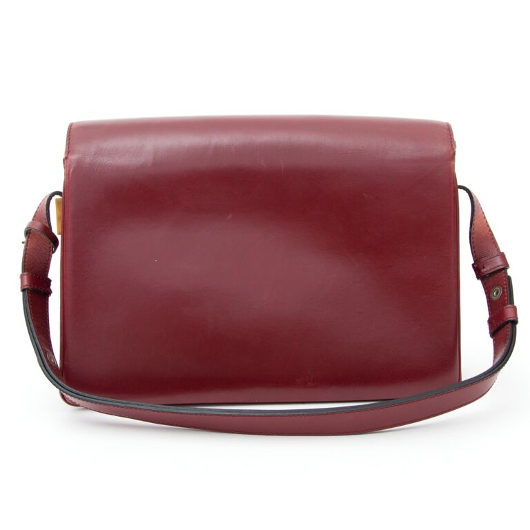 Delvaux Burgundy 'Madame' Bag ○ Labellov ○ Buy and Sell Authentic Luxury