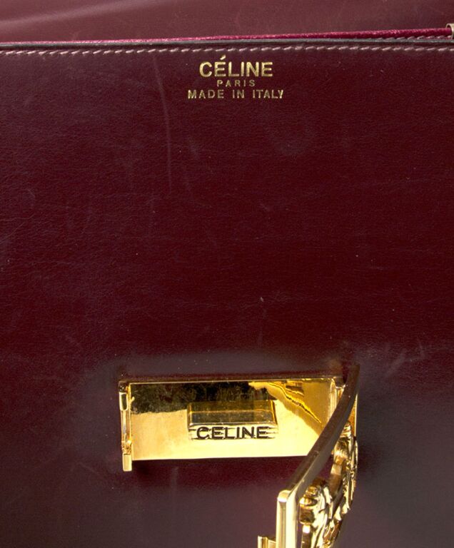 Celine Vintage Macadam Crossbody Bag ○ Labellov ○ Buy and Sell