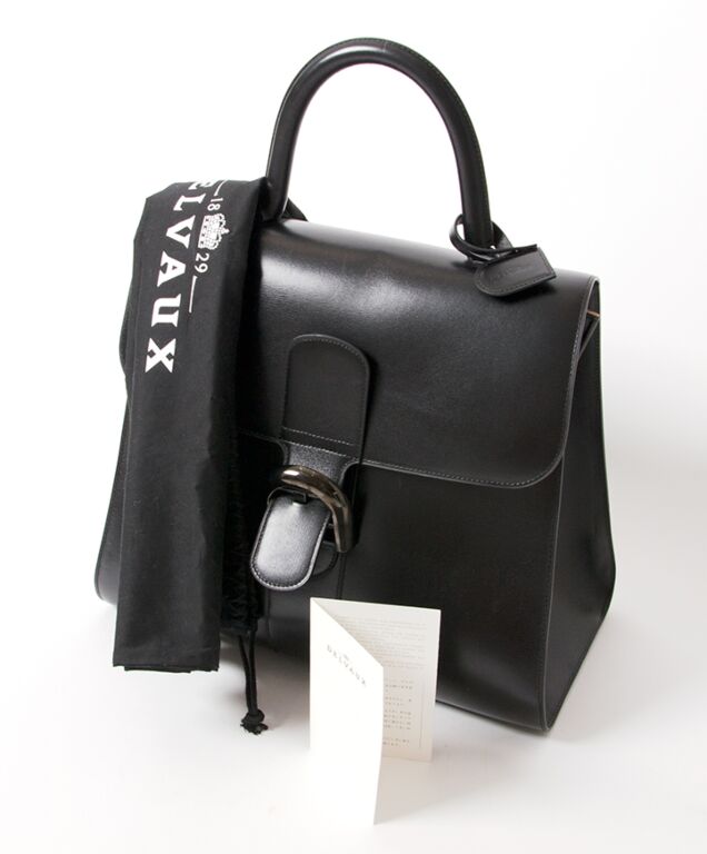 Delvaux Black XXL Brillant Top handle ○ Labellov ○ Buy and Sell Authentic  Luxury