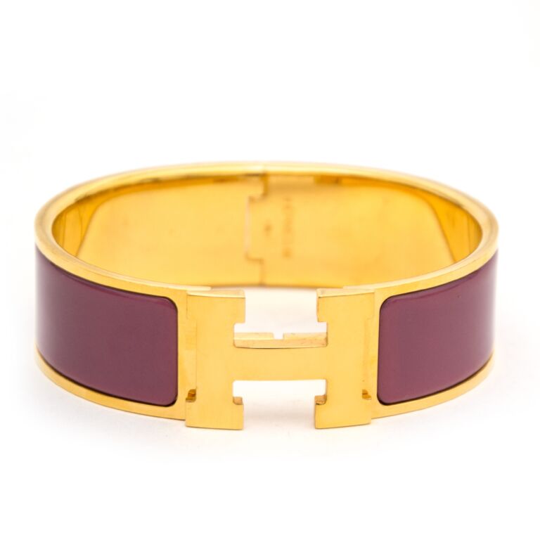 Hermès Bracelet Clic Clac Lilac Labellov Buy and Sell Authentic Luxury