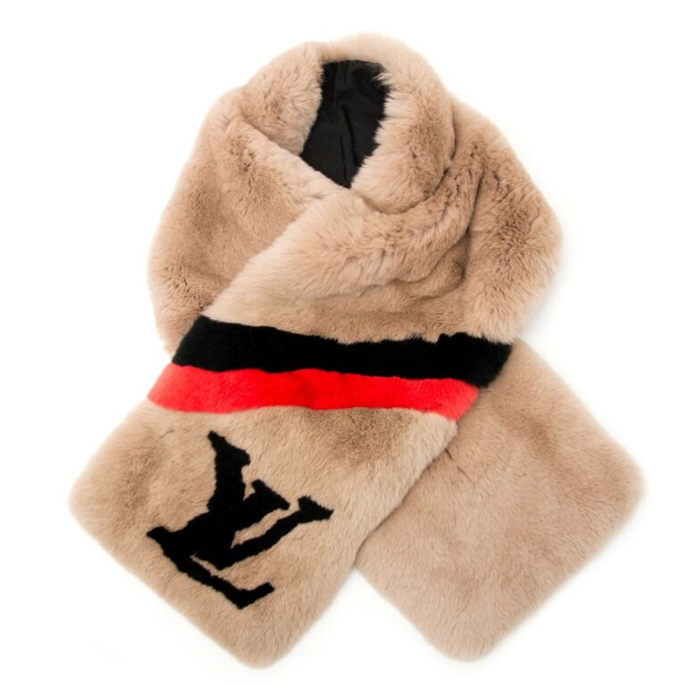 Louis Vuitton Rex Rabbit Fur Scarf