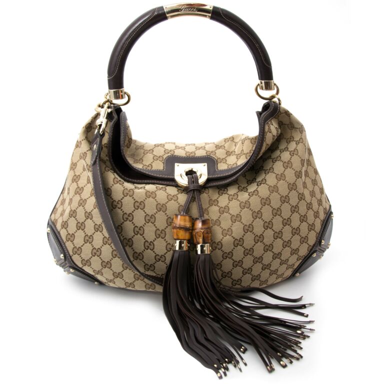 Gucci Monogram GG Canvas Indy Handbag