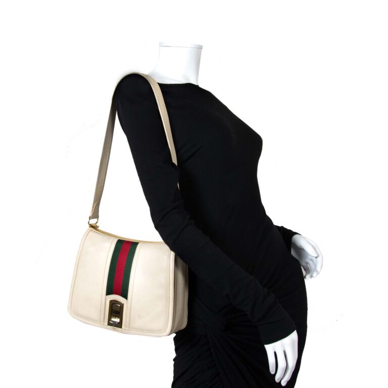 Gucci bag green cheap and red stripes