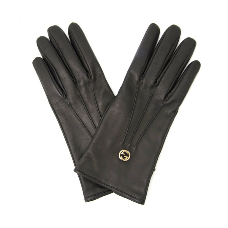 Gucci - Authenticated Gloves - Black for Women, Never Worn, with Tag