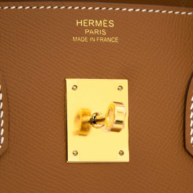 Hermès Birkin 35 Epsom Gold PHW ○ Labellov ○ Buy and Sell Authentic Luxury