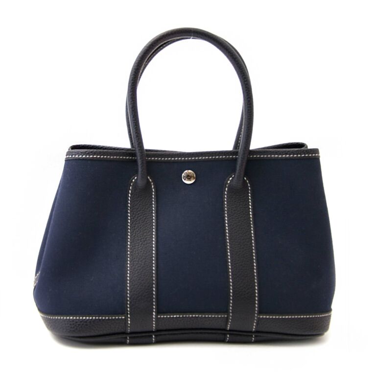 Hermès Mini Garden Party in Navy ○ Labellov ○ Buy and Sell Authentic Luxury