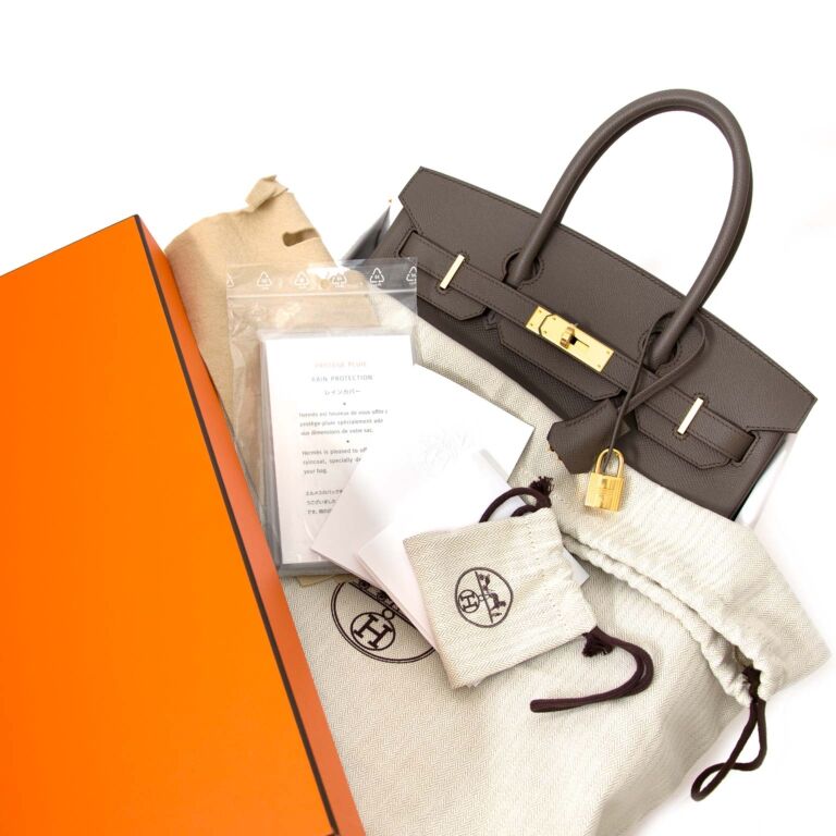 Hermès Birkin Bag RARE Sellier Style in color Gris Etain BNIB