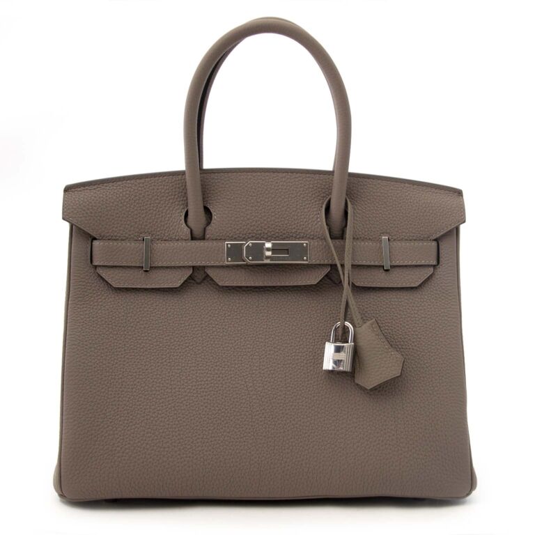 Hermès Birkin 30 Etain Togo PHW ○ Labellov ○ Buy and Sell