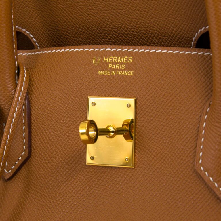 Hermès Birkin 40 Classic Gold Bag GHW in 2023