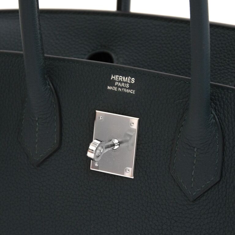 Hermès Birkin 30 Vert Cypress Togo PHW ○ Labellov ○ Buy and Sell
