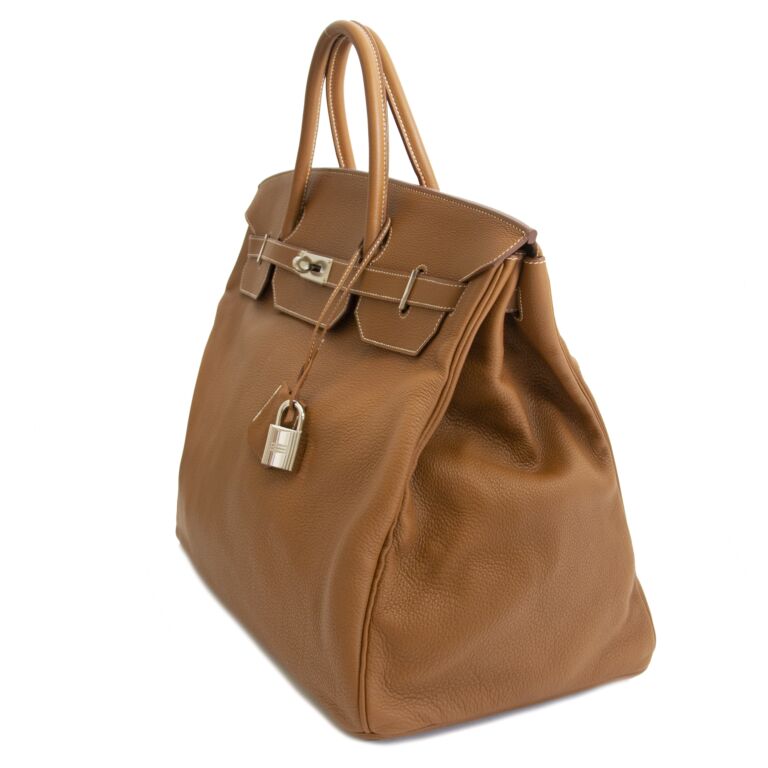Hermès Birkin 50 Leather Handbag