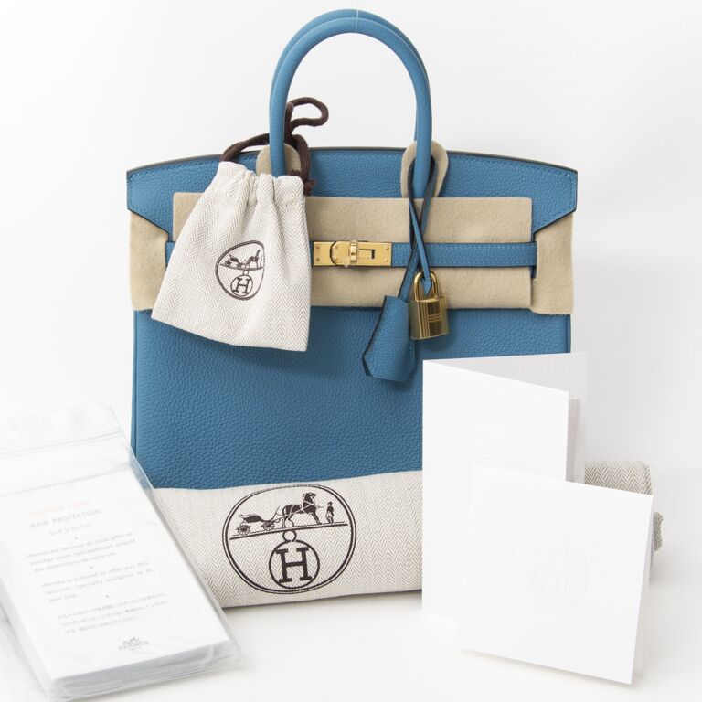Birkin 25 turquoise inspired bag, Poshmark find