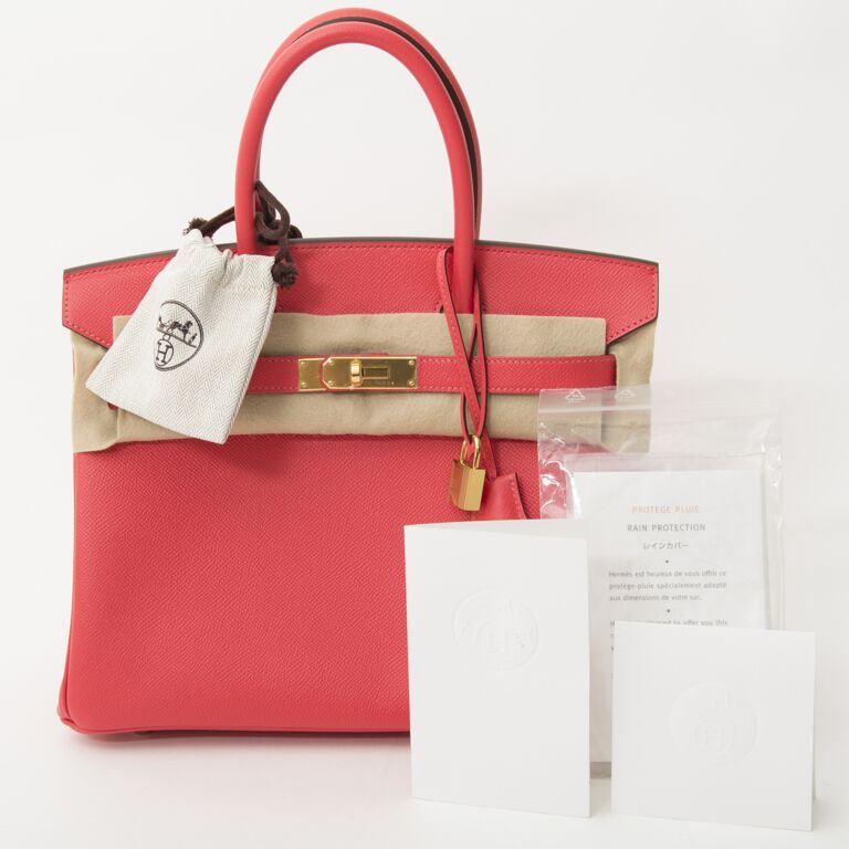 Preloved Hermès Birkin Epsom Leather Rose Tyrien 30 - ADL1384 –  LuxuryPromise