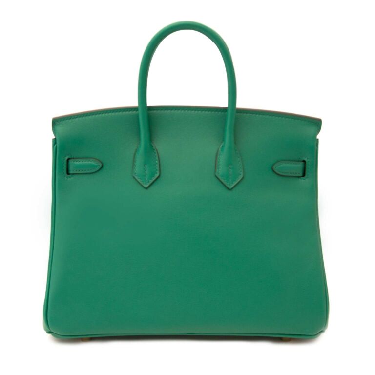 Hermes Birkin 25 Vert Vertigo Swift Ghw