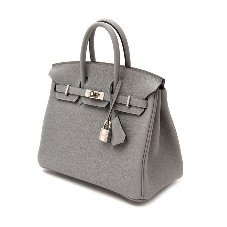 Hermès Birkin 25 Gris Mouette Togo PHW ○ Labellov ○ Buy and Sell Authentic  Luxury