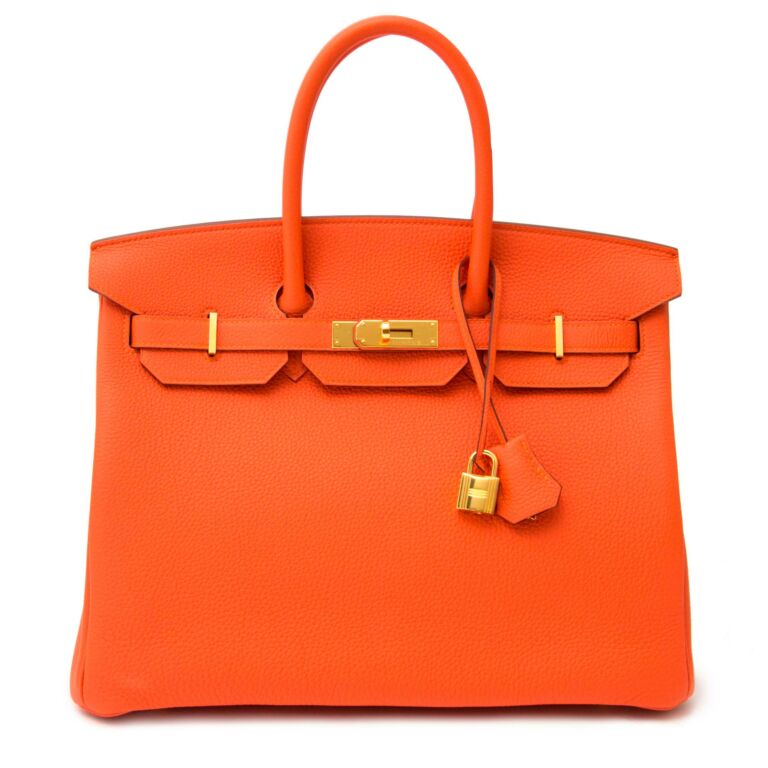 Hermès Birkin 35 Togo Feu GHW ○ Labellov ○ Buy and Sell