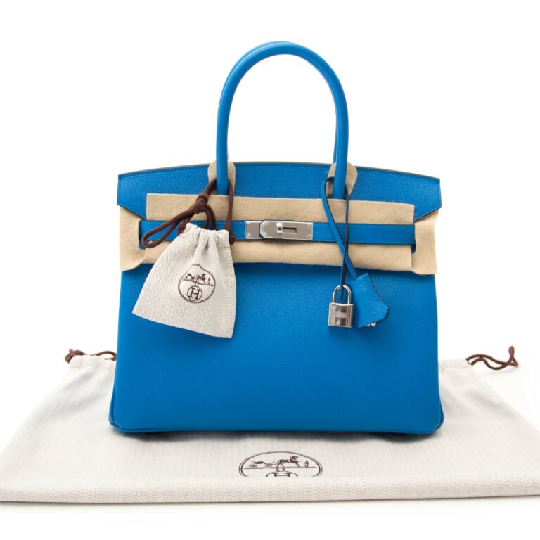 Hermes Birkin Epsom 30 Bleu Atoll - US