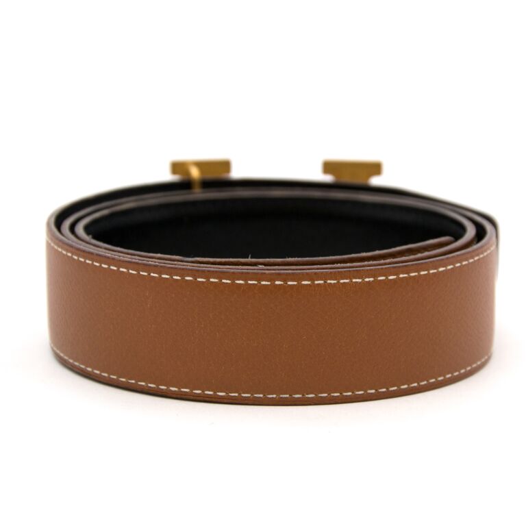 Black Hermes Reversible Constance Belt, RvceShops Revival