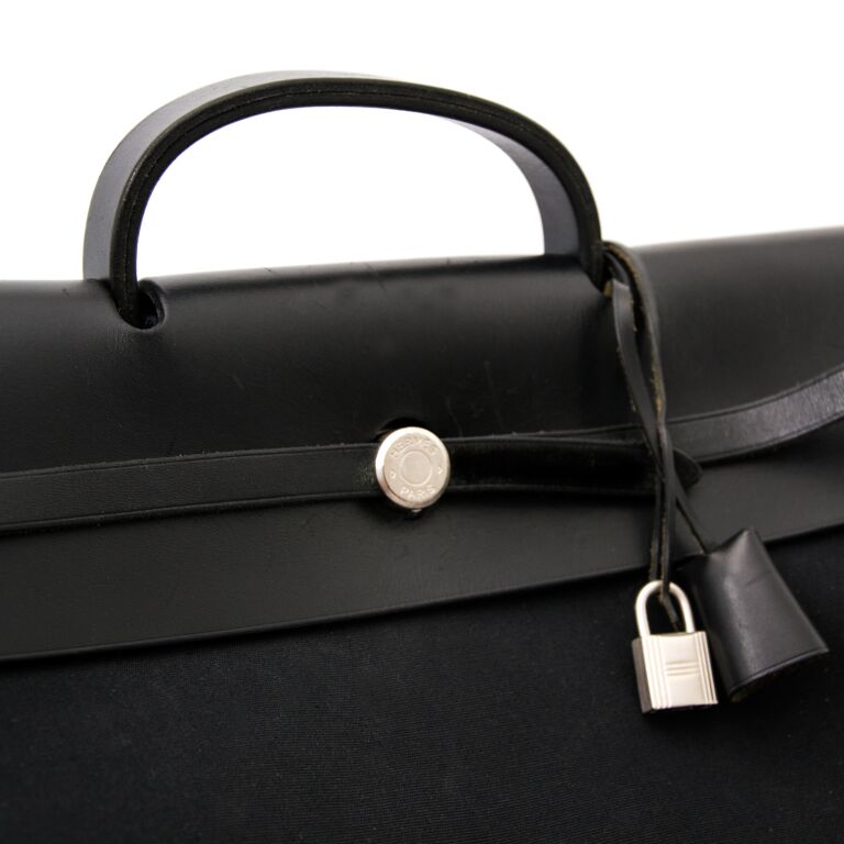 In the HERMES style, Herbag. Travel bag with two handles…