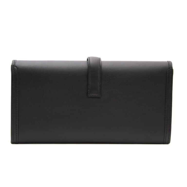 Hermes Clutch Jige Elan 29 Grey in Swift Leather - US