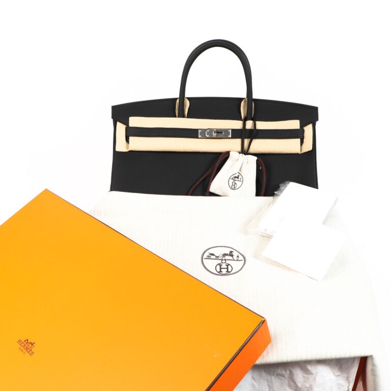 Hermès Birkin 40 Black Togo Palladium Hardware ○ Labellov ○ Buy