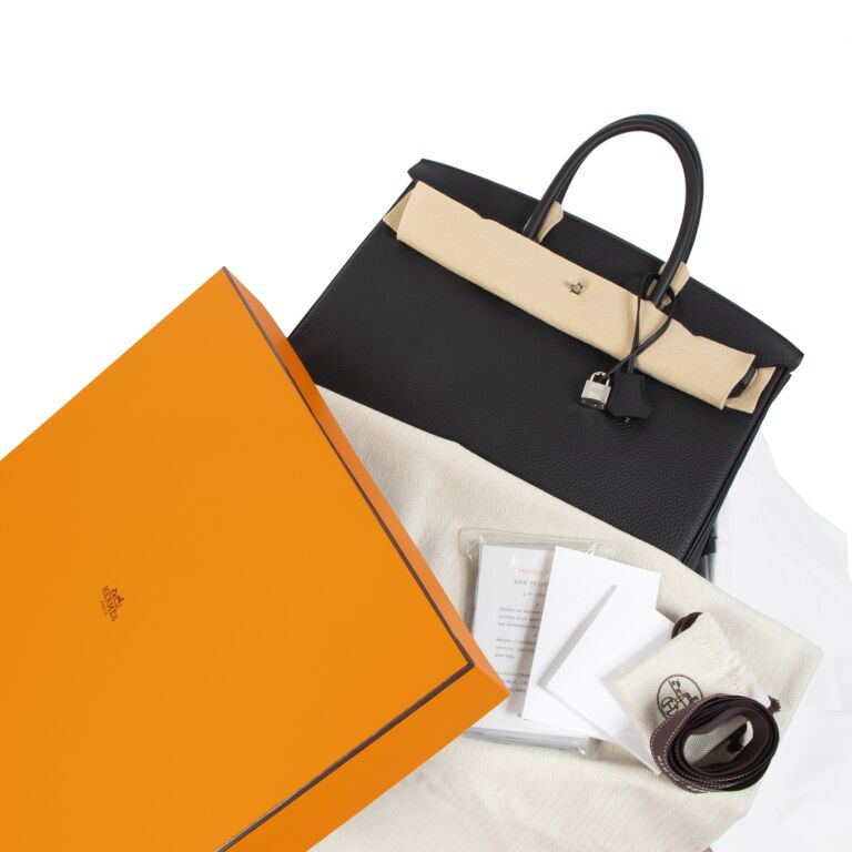 Hermès Birkin 40 Black Togo PHW ○ Labellov ○ Buy and Sell