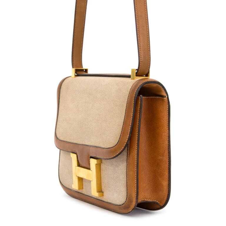 Hermes Constance H in Canvas and Leather 24 Limited Edition – hey