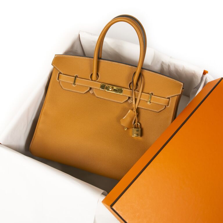 NEVER USED* Hermès Birkin 35 Epsom Orange GHW ○ Labellov ○ Buy and Sell  Authentic Luxury