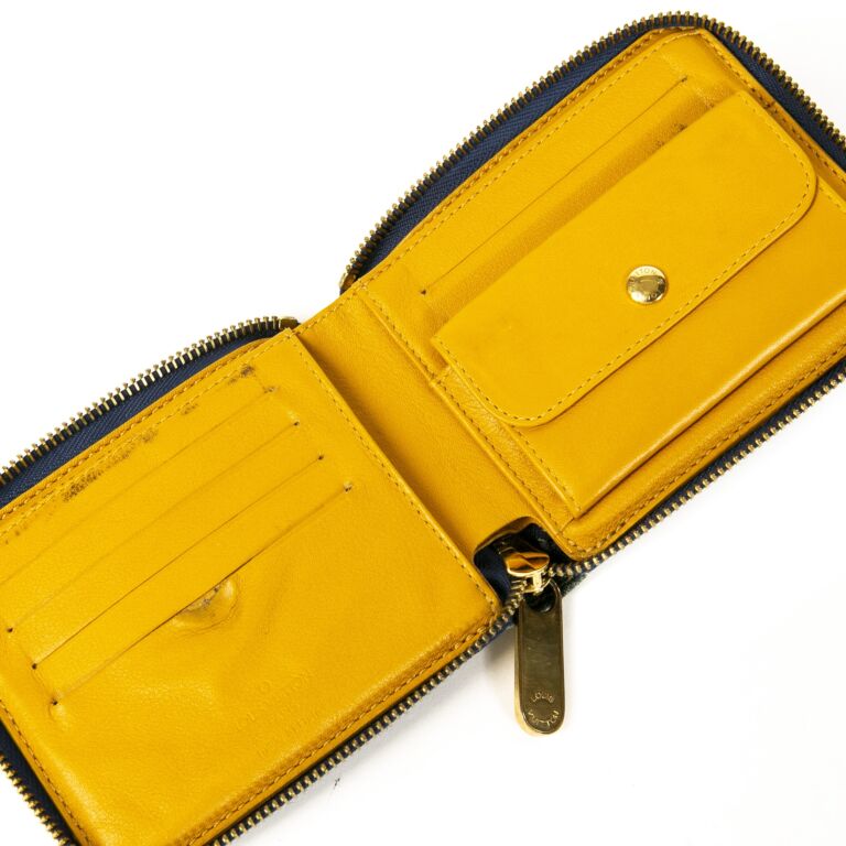 Louis Vuitton Monogram Denim Mini Zippy Wallet Blue Folded M95342 Auction