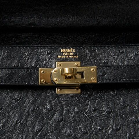 Hermès Ostrich Mini Kelly II Sellier 20 - Neutrals Mini Bags