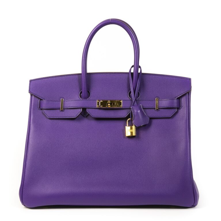 Hermès Birkin 35 Epsom Crocus GHW Labellov Buy and Sell Authentic Luxury