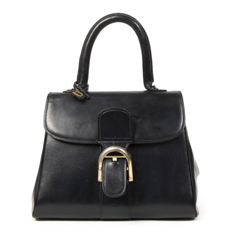 Delvaux Navy Brillant PM Labellov Buy and Sell Authentic Luxury