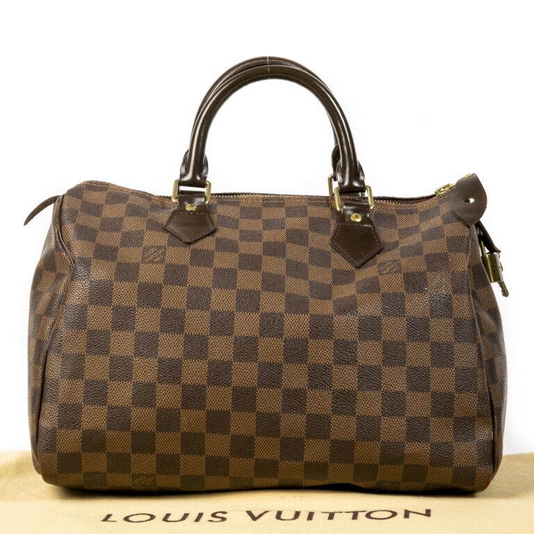 Preloved Louis Vuitton Speedy 30 Damier Ebene  DM Luxshop
