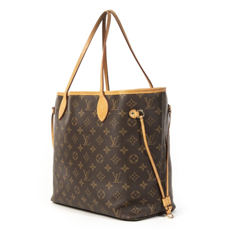 Louis Vuitton, Bags, Brand New Never Used Louis Vuitton Neverfull Mm In  Monogram Cherry