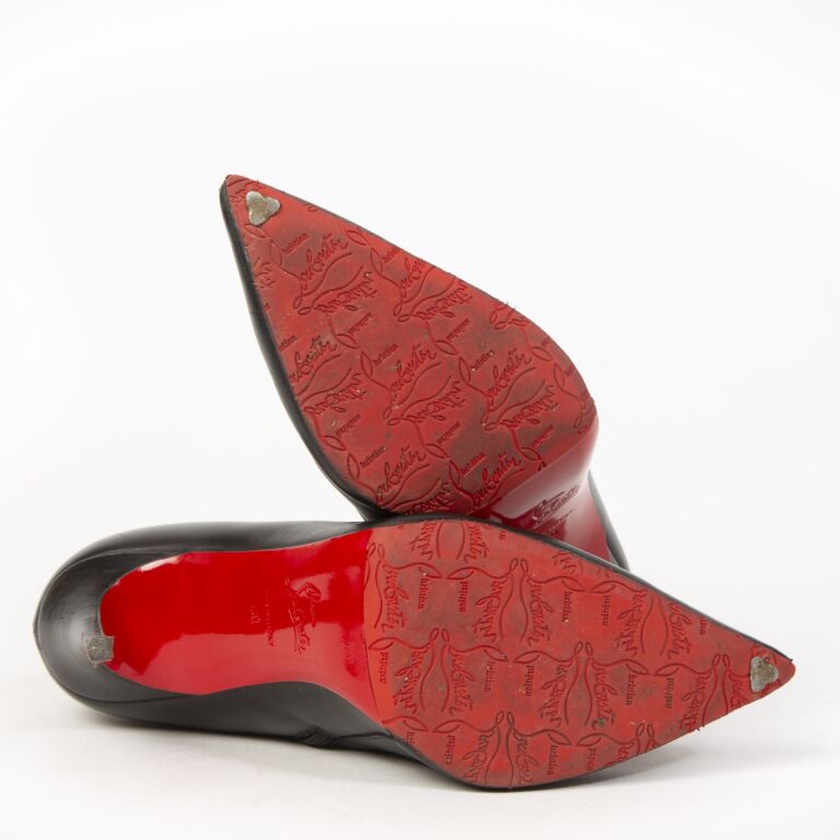 Christian Louboutin - Authenticated So Kate Booty Ankle Boots - Leather Red Plain for Women, Very Good Condition