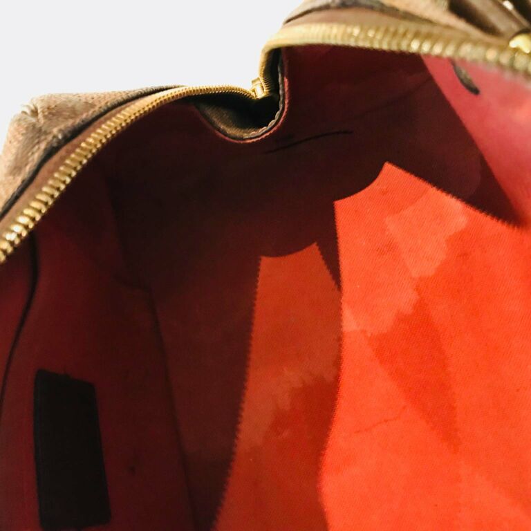 Louis Vuitton Damier Ebene Mini Looping Shoulder Bag ○ Labellov
